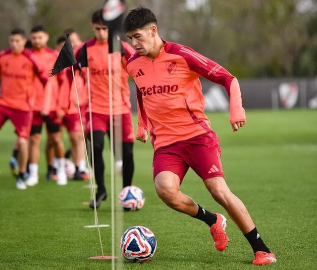 Lautaro Rivero y sus primeros pasos en la élite: la joya que vuelve a River antes del Mundial de Clubes