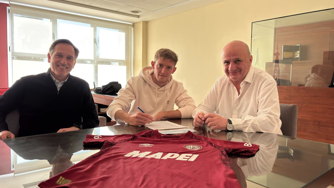 Llegó el primer refuerzo para Lanús: Rodrigo Castillo